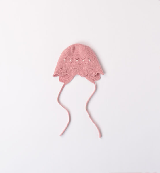 CAPPELLO IN LANA NEONATA