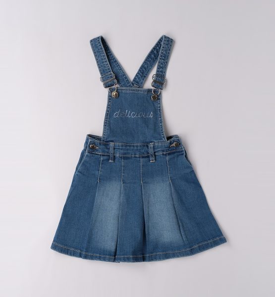 SALOPETTE JEANS BAMBINA